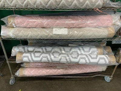 Area Rugs Tan Grey or Pink 5x7