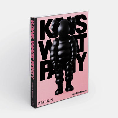 PHAIDON KAWS, WHAT PARTY? BLACK ON PINK EDITION BROOKLYN MUSEUM