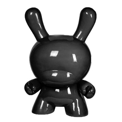 ART GIANT BLACK 4-FOOT DUNNY ART SCULPTURE BY KIDROBOT