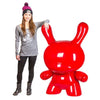 ART GIANT BLACK 4-FOOT DUNNY ART SCULPTURE BY KIDROBOT