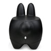 KIDROBOT ART GIANT LEATHER SMORKIN' LABBIT STOOL BY FRANK KOZIK - BLACK EDITION