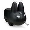 KIDROBOT ART GIANT LEATHER SMORKIN' LABBIT STOOL BY FRANK KOZIK - BLACK EDITION