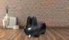 KIDROBOT ART GIANT LEATHER SMORKIN' LABBIT STOOL BY FRANK KOZIK - BLACK EDITION