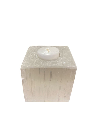 Selenite (peace, mental clarity and calm) Trio of Votive Candles