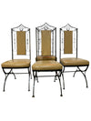 4pc Set of Spanish Gothic Revival Dinette Chairs (Set of 4)