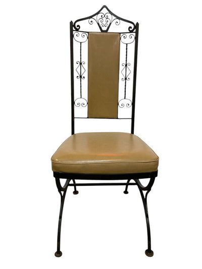 4pc Set of Spanish Gothic Revival Dinette Chairs