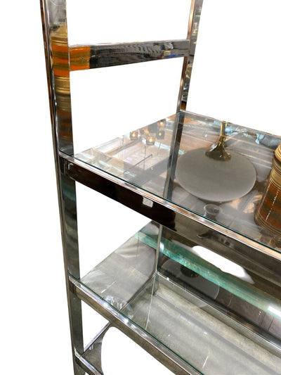 Mid Century Modern Chrome Etagere