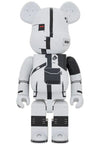 BEARBRICK 1000% ACRONYM WHITE CHROME