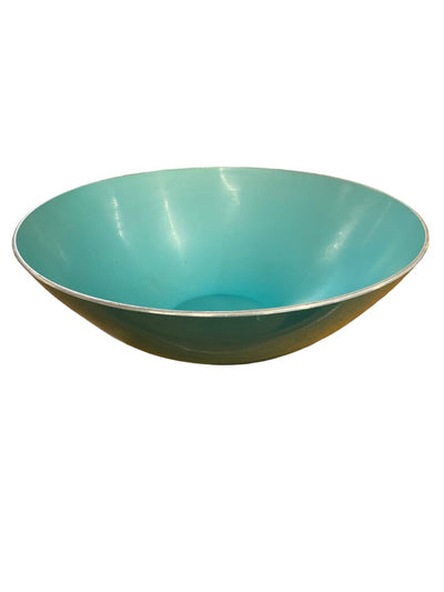 11.5" Turquoise Emalox Enamel Bowl