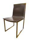 Harley Tabacco & Brass Dining Chairs