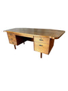 Mid Century Vista-Costa Mesa Walnut Executive Desk