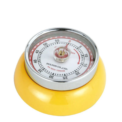 "Retro" Kitchen Timer, Yellow, 2.75” X 1.25"