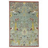 Shirret Pictorial Tribal Handmade Wool Area Rug