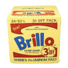 ANDY WARHOL 12” YELLOW BRILLO BOX GIANT ART PLUSH