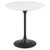 TULIP 20" SIDE TABLE black base/white top