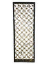 Golden Mid Century Room Divider in Black Frame