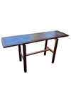 Danish Modern Teak Tile Top Console Table