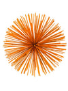 Trio (3) of Palm Springs Orange Pom Pom's Sea Urchin Wall Decor
