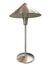 Mid 20th Century Brushed Stainless Steel Post Modern "Memphis Style" lamps (the pair)