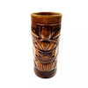 Libbey Tiki Brown Glazed Tumbler