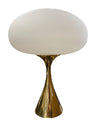 Laurel Mid Century Modern Brass Mushroom Lamps (the pair)