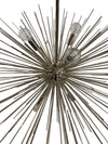 E A Modern Polished Nickel Sputnik Chandelier (compare at $2295 online)