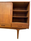 Danish Modern Mid century Modern Teak Credenza - Bar