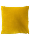 18" Hay Marigold Velvet Throw Pillow with Down insert