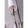 Elegant Moderne Nickel Chandelier