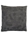 Hem 18" Black Geo Pillow with Down Insert