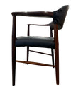 Danish Modern Rosewood Arm Chair by Kurt Olsen Slagelse Movelvaerk 1960