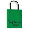 Warhol Soup Can Canvas Tote Bag - Green