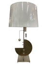 Post Modern George Kovacs Steel Modernist Table Lamps (the pair)