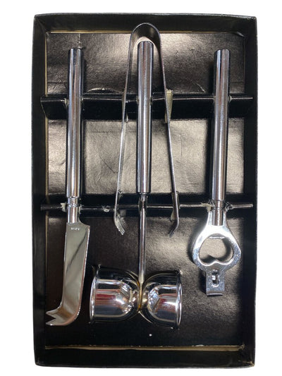 Georges Briard Mid century Modern Chrome Bar Tools