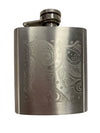 3oz Engraved Stainless Steel Flask