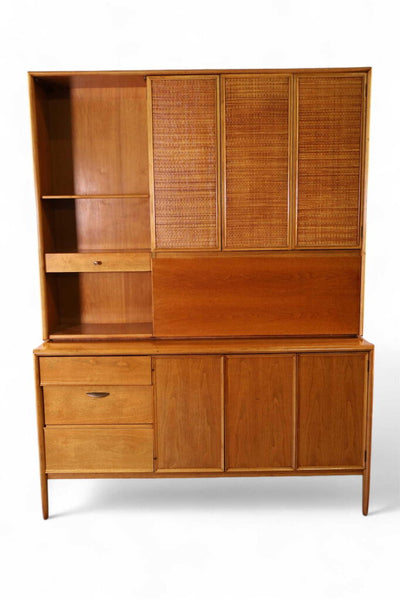 Mid Century Drexel Parallet Hutch by Barney Flagg