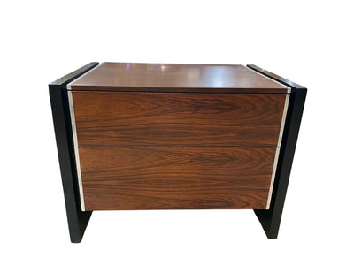 Pair of Mid Century Robert Baron Rosewood Night Stands (Set of 2)