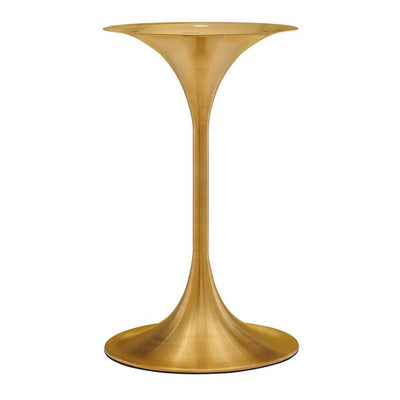 Tulip 20" Round Terrazzo Side Table in Gold Terrazzo