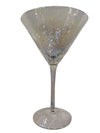 Shimmering Glass Martini Glasses (set of 6)