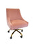 Pink Velvet Desk Chair