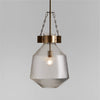 Ribbed Glass Pendent Light