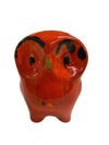 Vintage Ceramic Red Owl 4"H