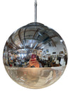 Chrome Sphere Ceiling Lamp