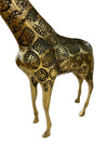 Hollywood Regency Brass Giraffes (the pair) Small