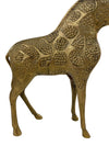 Hollywood Regency Brass Giraffes (the pair) Medium