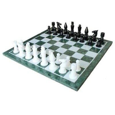 Marble Green Chess Set