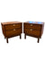 Mid Century Pair of Nightstands in Restored Patina (Set of 2)