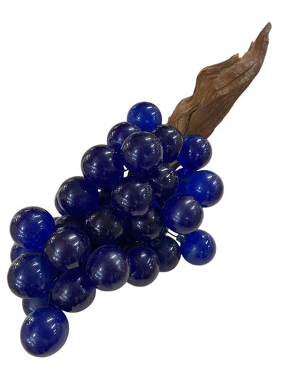 Mid Century Lucite Grapes in Cobalt Blue