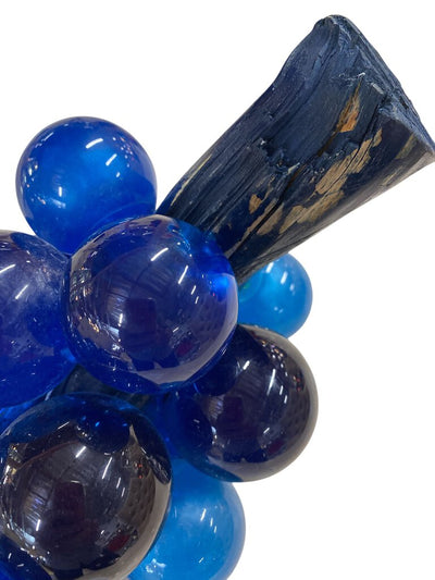 ntury Lucite Grapes in Cobalt Blue and Turquoise