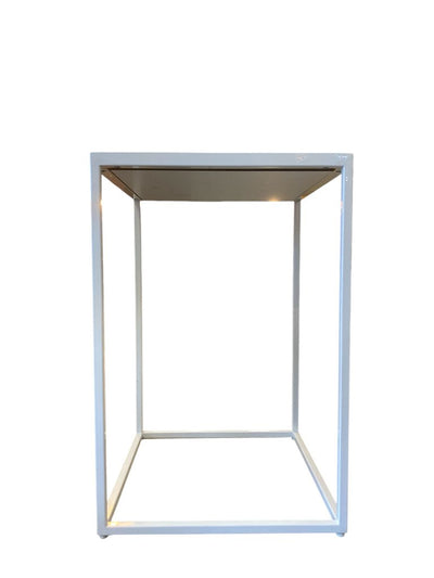 PAIR Enamel and Laminate Indoor/outdoor Side Tables